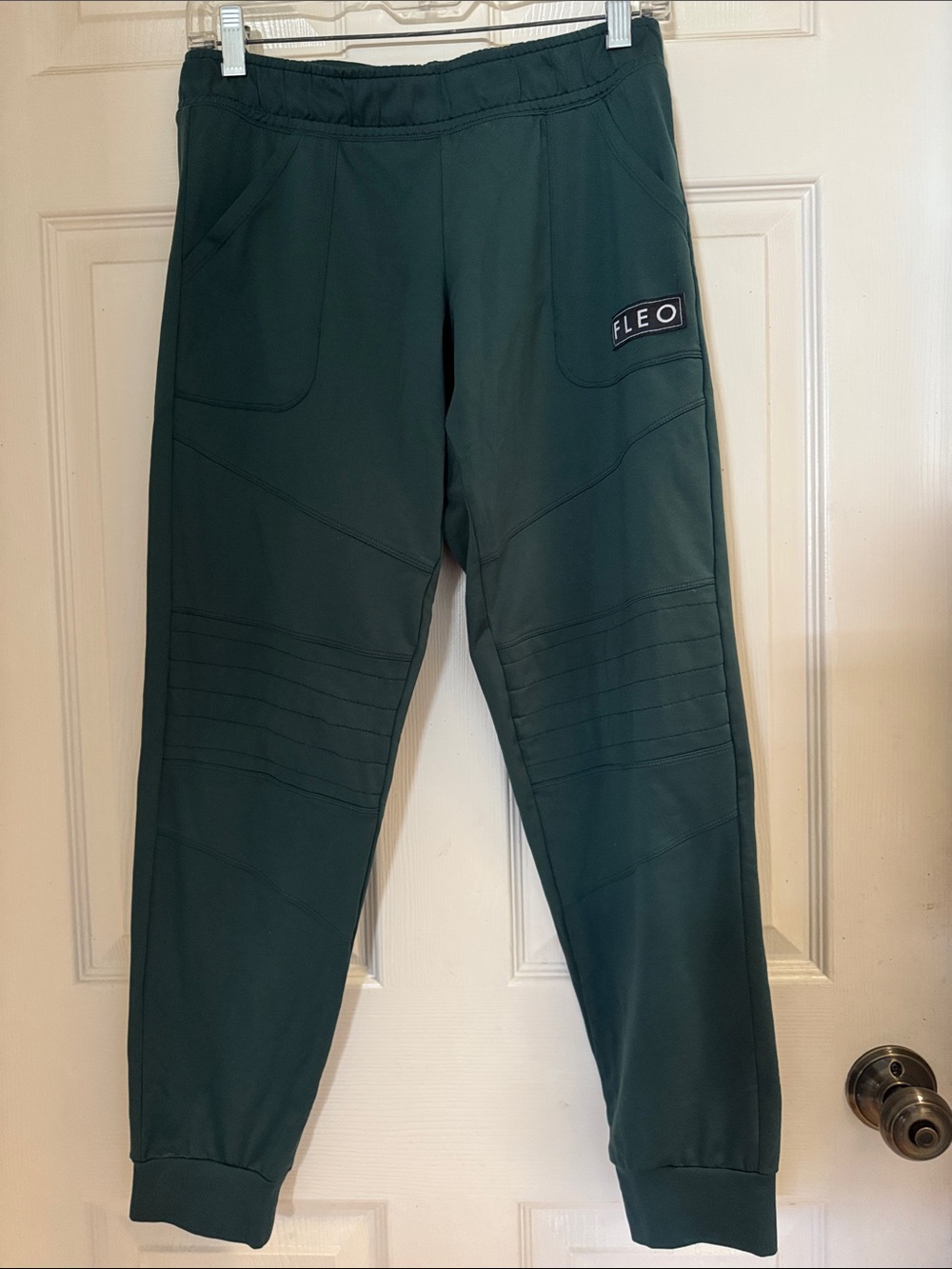 Fleo Women’s Forest Green Jogger Sweatpants Sz M